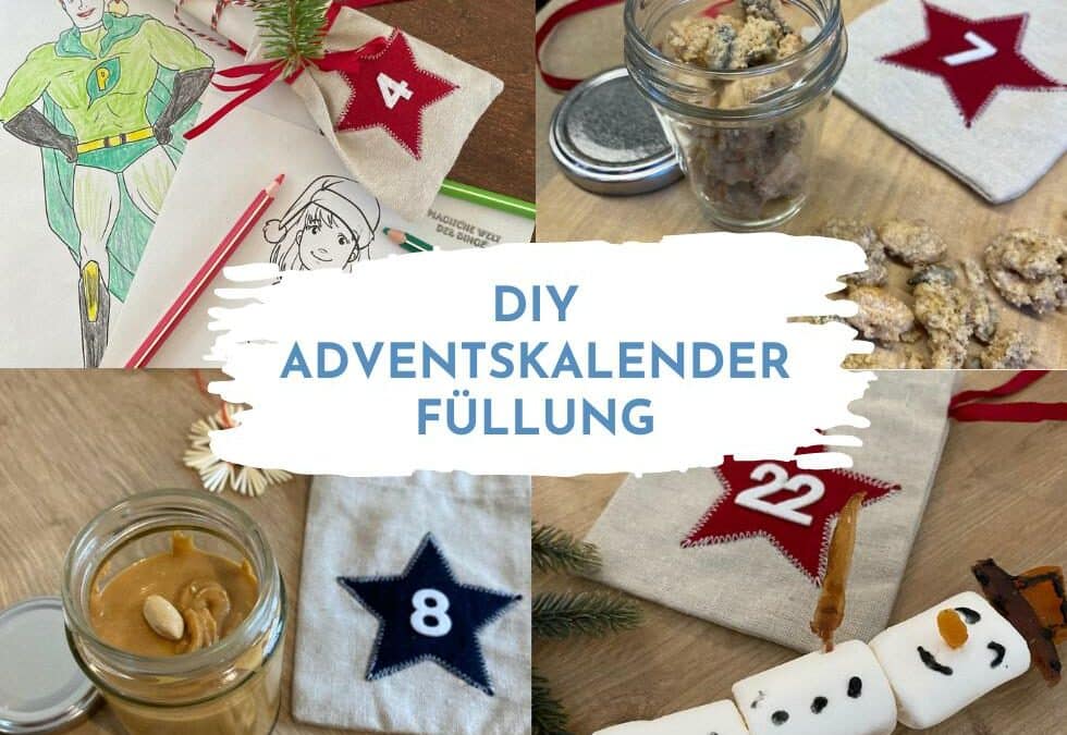 DIY Adventskalender Füllung: einfach & schnell selbst gemacht