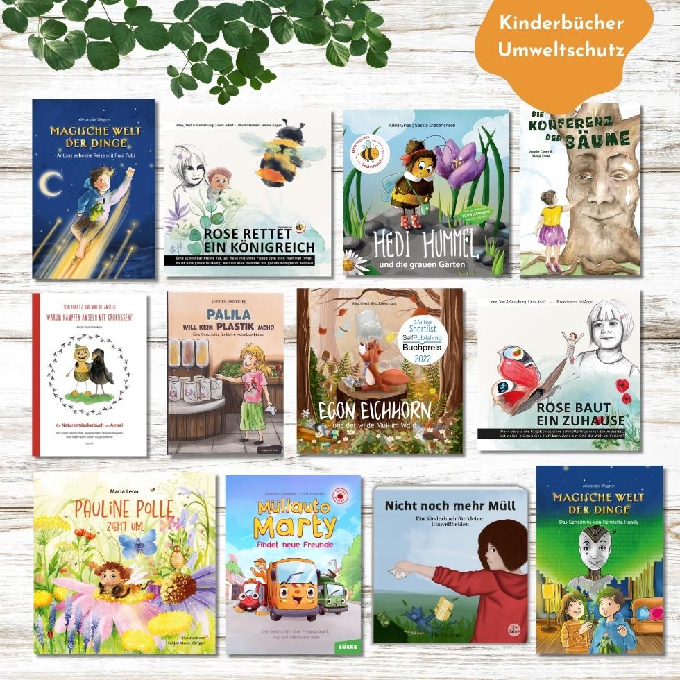 Kinderbücher Umweltschutz: Bienen, Natur, Müll & Klimaschutz