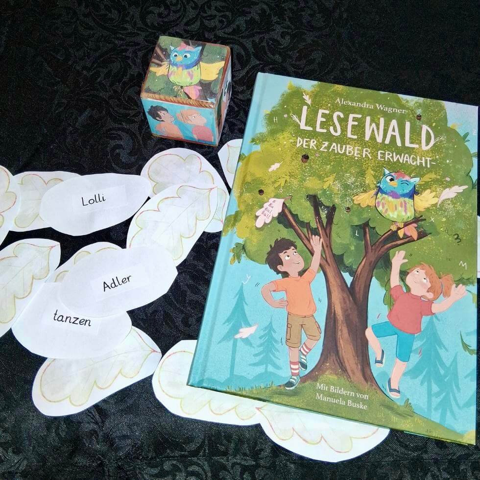 Lesespiel: Lesewürfel zum Buch „Lesewald“ – mit Spaß & Bewegung lesen